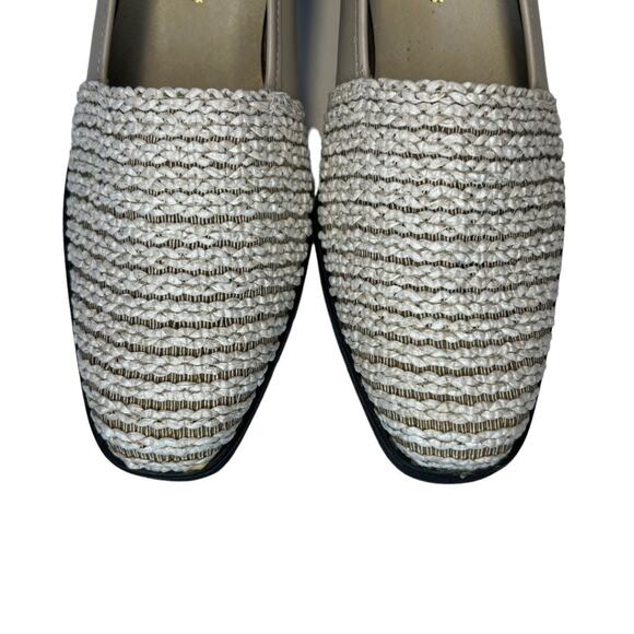Jack Rogers Women's Slip On Wedge Pump Shoes Woven Fabric Toe Slip On Size 8.5N - Picture 10 of 12